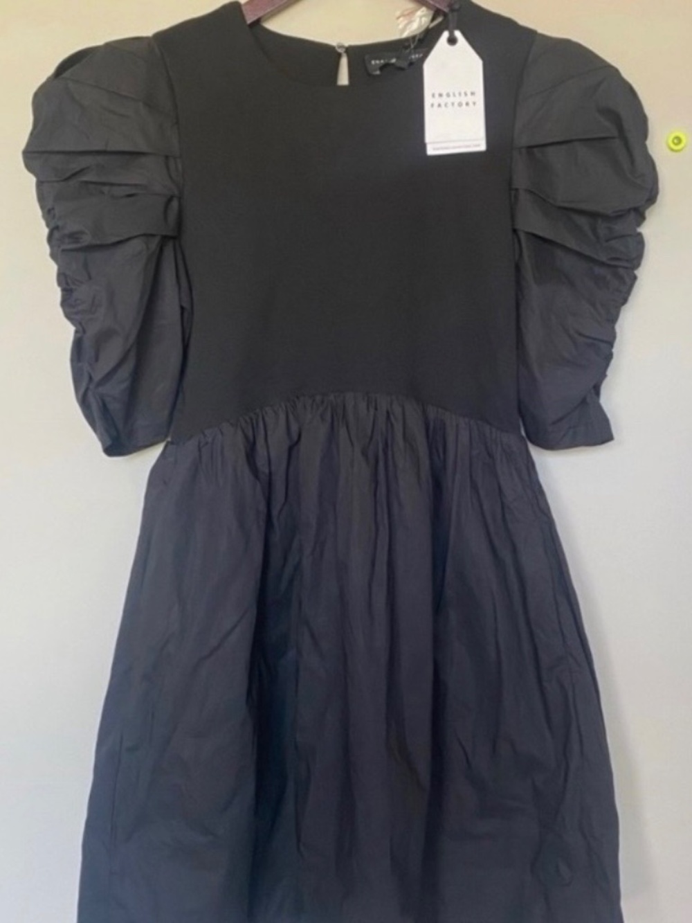 English Factory Anthropologie Brand Black Mini Dress - Picture 4 of 5